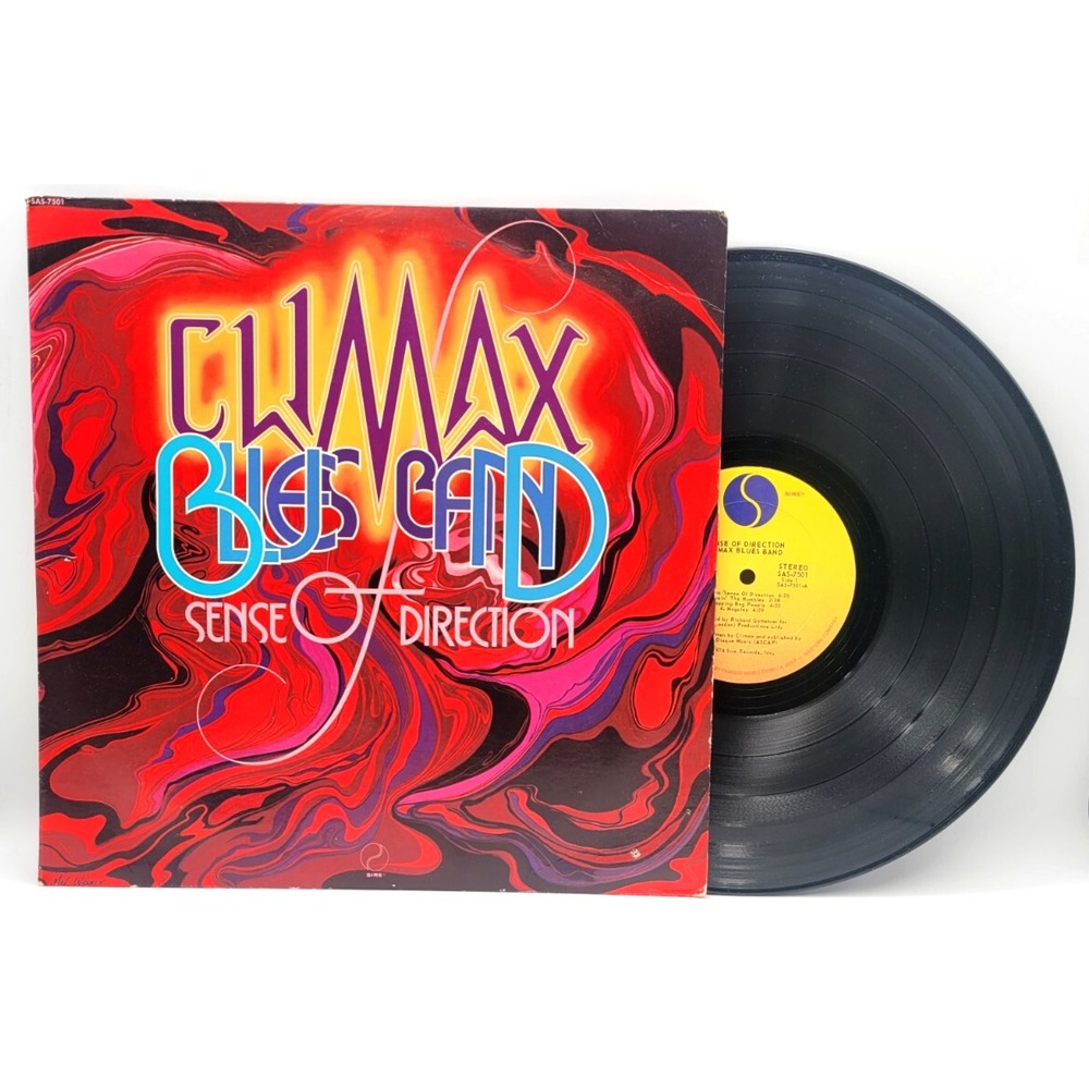 CLIMAX BLUES BAND - SENSE OF DIRECTION - ROCK LP RECORD SIRE